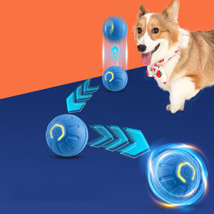 Elektrische Hond Hond Speelgoed Oranje Hond Spelen Indoor Interactieve Automatische Rollende Slimme Hond Puppy Jump Ball Training Speelgoed - Product Image 3