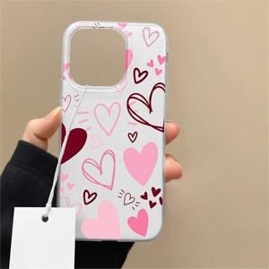 เหมาะสำหรับ iPhone 17 Pro Max เคสแข็งรูปหัวใจสไตล์พรีเมี่ยมเคสโทรศัพท์กันกระแทก - Product Image 1