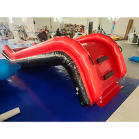 2023 toboggan aquatique flottant géant Commercial de haute qualité bateau avec toboggan gonflable de piscine pour Yacht