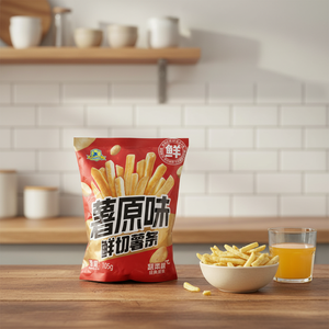 Frites de pommes de terre biologiques au prix le plus avantageux, fournisseur en gros de frites croustillantes et salées, frites de pommes de terre avec emballage personnalisé - Product Image 2