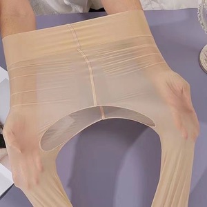 סוס שמן גרביים פתוח המפשעה מבריק נשים מסיק סקסי שמנוני סקסי רעיוני סקסי רעיוני - Product Image 5