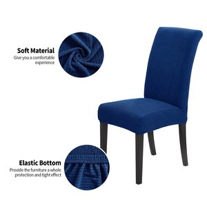 Cubiertas para sillas de comedor de cocina, funda para silla Parsons, protectores de silla Spandex para comedor, funda elástica para Sillas - Product Image 3
