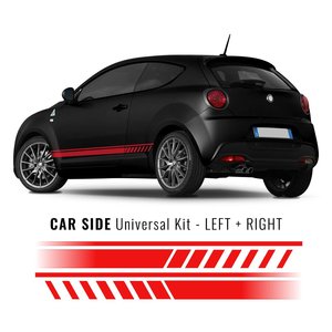 ชุดแต่งรถ Alfa Romeo ลายด้านข้างอเนกประสงค์สีขาว - Product Image 2