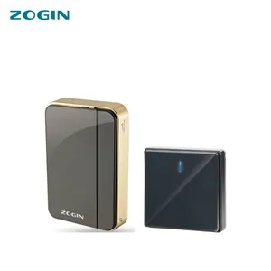 Large doorbell button wireless battery free doorbell