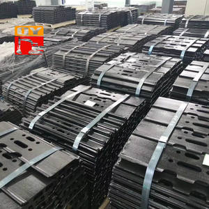 ประเทศจีนผู้ผลิต <span class=keywords><strong>PC100</strong></span> PC120 PC200 PC300 PC400ติดตามรองเท้ารถขุดติดตามแผ่นติดตามแผ่น - Product Image 4