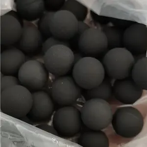 Customized 17mm 18mm solid hard small bouncy paintball natural rubber bullet ball