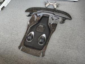 Kit de carrosserie d'échappement de hayon en Fiber de carbone forgé à mettre à niveau pour les pare-chocs de style <span class=keywords><strong>McLaren</strong></span> 540C 570S à <span class=keywords><strong>600LT</strong></span> - Product Image 5