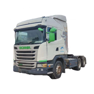 Camión Tractor Usado <span class=keywords><strong>SCANIA</strong></span> G440 6x2 Blanco Verde de Alto Rendimiento, Amplio Stock Disponible - Product Image 1