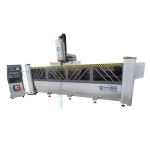CNC PVC alumínio perfil processamento máquina automática ferramenta mudando CNC perfuração e fresadora para alumínio