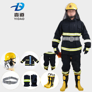 Tenue de pompier, équipement anti-incendie, vêtements de sécurité résistants au feu, ceinture de sécurité pour pompier, bottes de pompier à vendre - Product Image 1