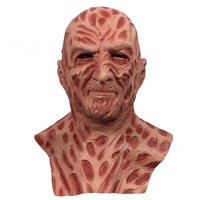 Nouveau style Halloween Terror Killer Mask Teasing Latex Props pour balle et maquillage de fête