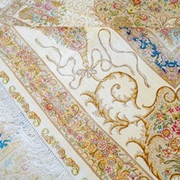 9x12ft vente en gros de tapis de soie antique noué à la main afghan persan de luxe turc
