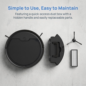 Smart WiFi Robot Vacuum <b>Cleaner</b>, App-Controlled, 120Min Runtime for Hard <b>Floors</b> & Pet Hair - Product Image 4