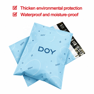 Bolsas de poliéster impermeables para embalaje, gran logotipo colorido impreso en línea, color azul - Product Image 4