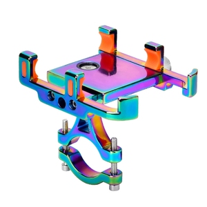 YH3202 équipement d'équitation de vélo support de téléphone portable coloré, support de téléphone portable en alliage de moto de montagne de vélo électrique - Product Image 3