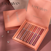 Lot de Rouges à Lèvres Liquides Mat Résistants à l'Eau pour Filles et Femmes, Trousse de Maquillage Lèvres Multi-Couleurs, Kit Gloss Vente en Gros, Longue Durée Maquiagem