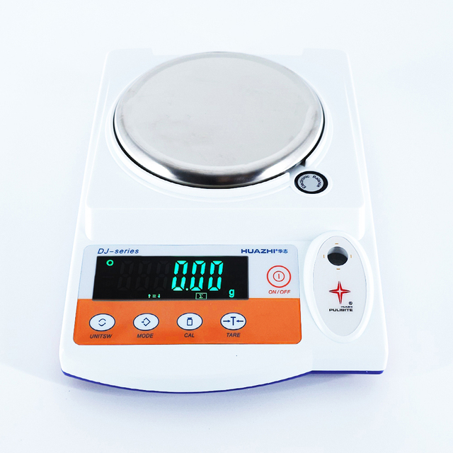 High Precision Balance 500g/0.01g Digital Weighing Laboratory Scale Loadcell Sensor LCD Display ABS Material 1-Year Warranty