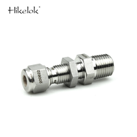 Hikelok SS femelle mâle 1/16 pouces à 1 pouce NPT filetage Swagelok Type raccords de Tube cloison connecteur mâle