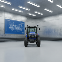 80 PS 4WD Traktor mit Klimatisierter Kabine und Hochleistungs-Hinterachse
