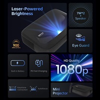 UST Short Throw Triple Color L-aser 4K 3D Full HD 1080P 1200ANSI Lumens Google-TV WiFi DLP WiFi 5G BT Mini Beamer