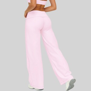 YISHENHON Nuovi Modelli di <span class=keywords><strong>Pantaloni</strong></span> Yoga Dritti in Morbido Tessuto Burroso, Leggings da <span class=keywords><strong>Donna</strong></span> a Vita Media, Traspiranti e <span class=keywords><strong>Modellanti</strong></span> per Fitness - Product Image 6