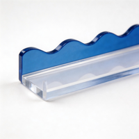Règle de Mahjong Transparente en Acrylique Portable et Durable Royal Saint – Règle de Mahjong Américain (Transparente) Fabriquée en Chine