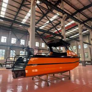 Bateau de pêche rigide de soudage en aluminium d'usine Utilisation de divertissement Bateau de pêche de luxe - Product Image 4