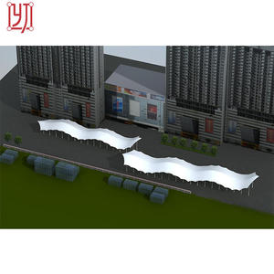 Diseño de Techo para Gradas con Estructura de Membrana Tensada de PVDF - Product Image 3