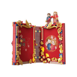 JAKI ชุดรูป<span class=keywords><strong>แบบ</strong></span>ของเล่นของที่ระลึก<span class=keywords><strong>แบบ</strong></span>ทำมืออัลบั้มรักไดอารี่กล่องบรรจุชุดของเล่นก่อสร้างสำหรับเด็กเล็ก - Product Image 2