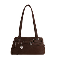 Sac à main de luxe pour femme en PU, fermeture éclair, plusieurs couleurs disponibles, sac fourre-tout de haute qualité avec pendentif étoile