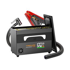เครื่องช่วยสตาร์ทรถยนต์ Trmkure 12V แบบพกพา พร้อมเครื่องสูบลม สำหรับใช้ในกรณีฉุกเฉิน - Product Image 1