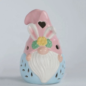 Ornement de lapin en céramique écologique lapin de Pâques décor Figurines Statue Figurine en porcelaine <span class=keywords><strong>roman</strong></span> accessoires de décoration pour la maison - Product Image 4