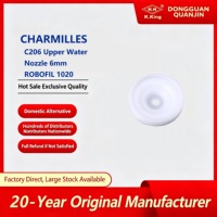 Pièces de machine de découpe à fil EDM CHARMILLES, buse d'eau supérieure C206 6mm ROBOFIL 1020 Chine 1kg