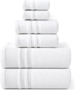 Juego de <span class=keywords><strong>Toallas</strong></span> de Algodón 100% OEKO-TEX al por Mayor, con Borde de Espiga, Felpa, Calidad Hotelera, para Hotel y Hogar - Product Image 2