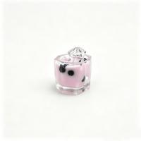 Mini jouet anti-stress souple en TPR en forme de tasse de thé au lait Boba transparente pour enfants, à remontée lente