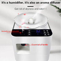 Diffuseur d'huiles essentielles ultrasonique de grande capacité 3L, humidificateur d'air, diffuseur d'arômes, purificateur d'air électrique pour la maison, brume chaude