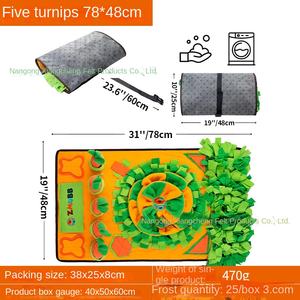 MQL Spot Pet - Tapete Olfativo Ecológico de Forro Polar con Sabor a <span class=keywords><strong>Pollo</strong></span>, 100 g, Juguete para Perros para Interiores, para Caminar y Buscar, Rompecabezas de Descompresión - Product Image 6