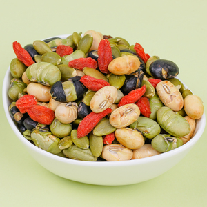 Đồ ăn nhẹ tốt cho sức khỏe Đậu nành Edamame Đậu phộng Quả kỷ tử Hạt bí ngô và nhân hạt Đậu rang hỗn hợp - Product Image 3