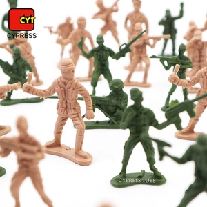Mini soldats en plastique à échelle, jouets de deuxième guerre mondiale - Product Image 4
