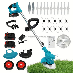 Tondeuse à gazon électrique sans fil rechargeable à batterie lithium 24V, coupe-herbe, outils de jardin, débroussailleuse manuelle - Product Image 5