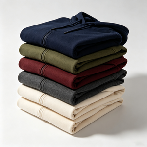 Sweat-shirt à capuche pour homme de haute qualité personnalisable, sweat-shirt uni avec logo personnalisé pour la revente, commande en gros - Product Image 2