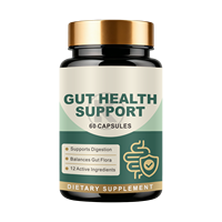 Capsules personnalisées OEM/ODM pour la santé intestinale naturelle, favorisant la digestion corporelle et l'immunité de la flore intestinale, ingrédients sans gluten