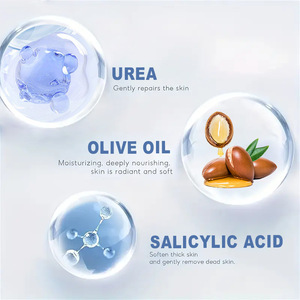 Crème de massage à l'huile de lavande et à l'urée, marque privée OEM, pour adoucir et hydrater les talons gercés, les mains sèches, les coudes exfoliés et les genoux rugueux - Product Image 6