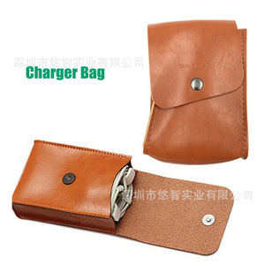 Customized PU leather <b>tablet</b> case, four-piece storage <b>bag</b>, mouse <b>bag</b>, combination set. - Product Image 4