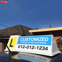 Publicidad Car Roof Sign Car Top Hat Cono magnético