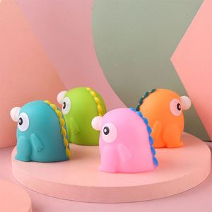 Custom Fidget Toy-<b>Bubble</b>-Blowing Dinosaur Squeaky Squishy - Adorable Stress-Relief and Venting Toy for <b>Kids</b> - Product Image 4