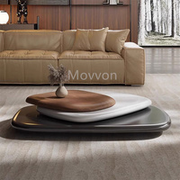 Table basse tournante de luxe italienne légère Nouveau design Table basse premium populaire Table basse créative de créateur minimaliste