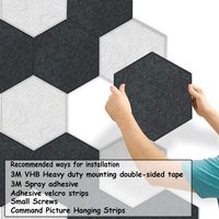 Décoration hexagonale pour studio d'enregistrement de cinéma, panneau acoustique absorbant le son pour mur