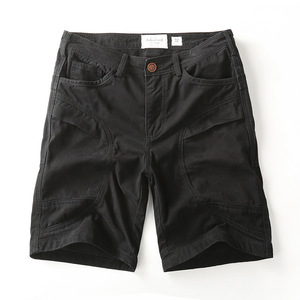 Pantalones Cortos Cargo de Camuflaje Transpirables de Poliéster y Algodón para Hombre, Estilo Europeo Americano, de Cintura Media, Tejidos, Casuales, Tallas Grandes - Product Image 3