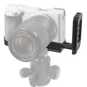 Plaque de fixation rapide en forme de L pour appareils photo reflex Sony A6000 /<span class=keywords><strong>A6100</strong></span> /A6300 /A6400 /A6500, support de montage en alliage d'aluminium - Product Image 2